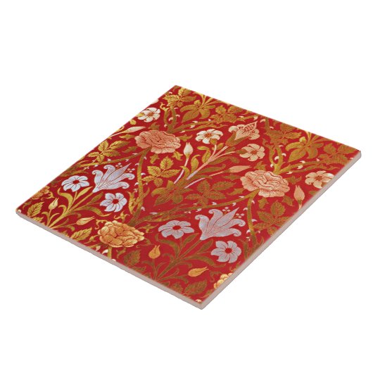 Morris - Rose und Lily Fliese (Seite)