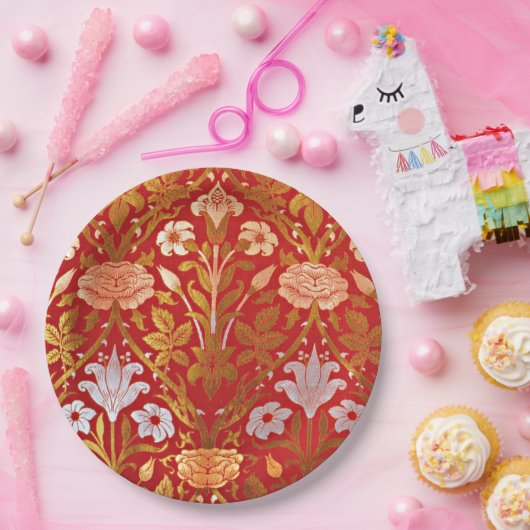 Morris - Rose und Lily Pappteller (Party)