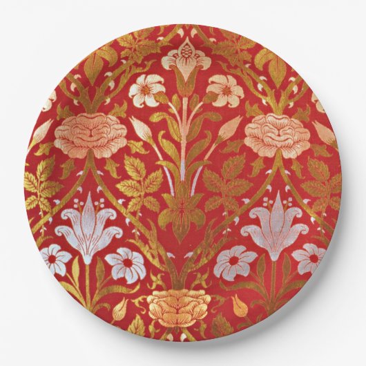 Morris - Rose und Lily Pappteller (Vorderseite)