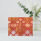 Morris - Rose und Lily Postkarte (Stehend Vorderseite)