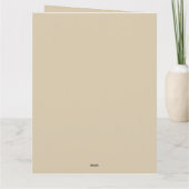 Morris Santa Claus | Urlaub Karte (Rückseite)