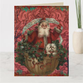 Morris Santa Claus | Urlaub Karte (Vorderseite)