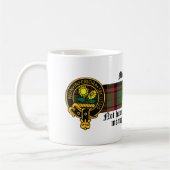 Morris schottische Wappen- und Tartan-Tasse Kaffeetasse (Links)