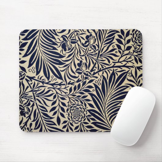 Morris - Spray - Navy Blue Mousepad (Mit Mouse)