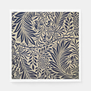 Morris - Spray - Navy Blue Serviette
