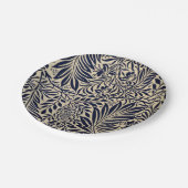 Morris - Spray - Navy Blue und neutral Pappteller (Schrägansicht)