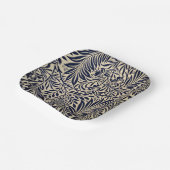 Morris - Spray - Navy Blue und neutral Pappteller (Gewinkelt)