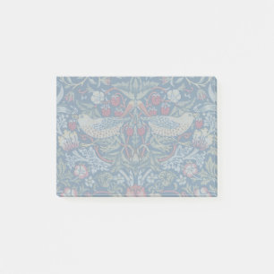 Morris Strawberry Thief Classic Indigo Blau Fein Post-it Klebezettel