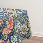 Morris Strawberry Thief Floral Pattern Blue Green Tischdecke (Beispiel)