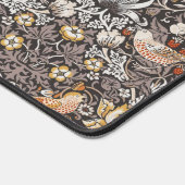 Morris Strawberry Thief Floral Pattern Earth Tones Schreibtischunterlage (Ecke)