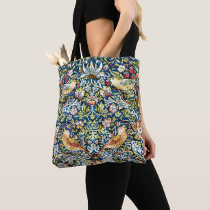 Morris Strawberry Thief Gelb Elfenbein Schieferbla Tasche