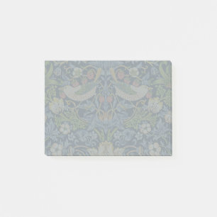 Morris Strawberry Thief Navy Blau Vintage Fine Art Post-it Klebezettel