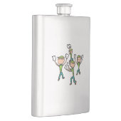 Morris-Tanzen Flachmann (Rechts)