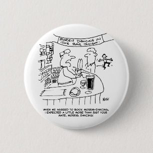 Morris Tanzen in Pub. Traditioneller Morris-Tanz Button