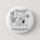 Morris Tanzen in Pub. Traditionelles Morris-Tanzen Button (Vorderseite)