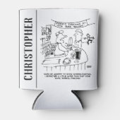 Morris Tanzen in Pub. Traditionelles Morris-Tanzen Dosenkühler (Vorderseite)