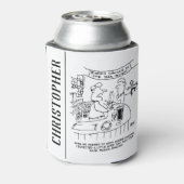 Morris Tanzen in Pub. Traditionelles Morris-Tanzen Dosenkühler (Kanne Rückseite)