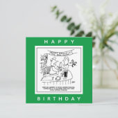 Morris Tanzen in Pub. Traditionelles Morris-Tanzen Karte (Stehend Vorderseite)