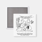 Morris Tanzen in Pub. Traditionelles Morris-Tanzen Magnet (Vorderseite/Rückseite)