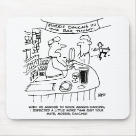 Morris Tanzen in Pub. Traditionelles Morris-Tanzen Mousepad