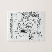 Morris Tanzen in Pub. Traditionelles Morris-Tanzen Puzzle (Horizontal)