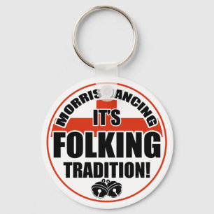 Morris tanzende Tradition Schlüsselanhänger