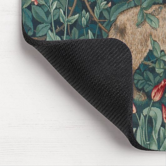 Morris Tapestry Forest Fox Mousepad (Ecke)