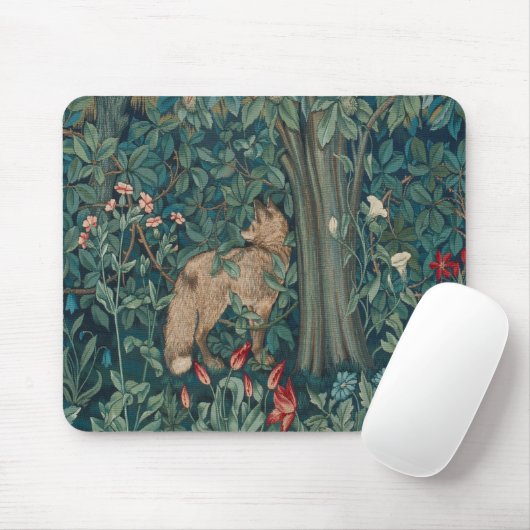 Morris Tapestry Forest Fox Mousepad (Mit Mouse)