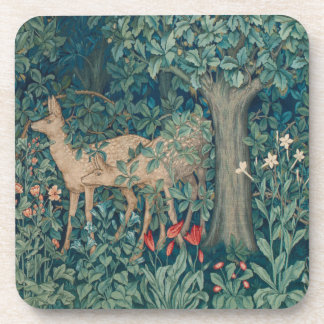 Morris Tapestry Forest Pair of Deer Getränkeuntersetzer
