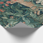 Morris Tapestry Forest Rabbits Geschenkpapier (Ecke)