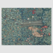 Morris Tapestry Fox Tissue Paper Seidenpapier (Vorderseite)