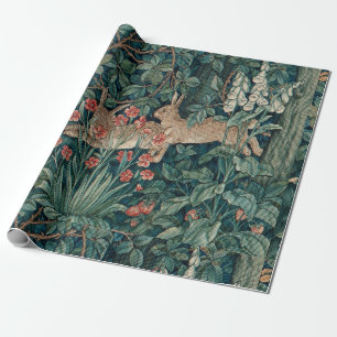 Morris-Teppich Waldkaninchen Geschenkpapier