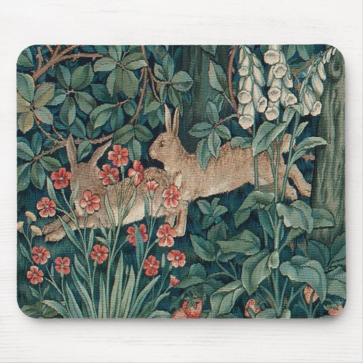 Morris-Teppichhasen Mousepad (Vorne)