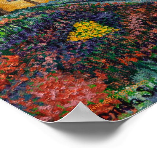 Morris Thompson Cultural Centre, Fairbanks Alaska Poster (Ecke)