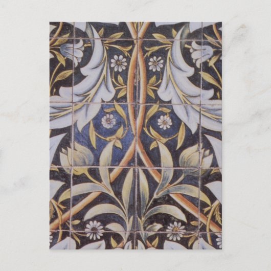Morris tiles de Morgan Postkarte (Vorderseite)