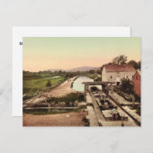 Morris und Essex Canal in Waterloo, New Jersey Postkarte (Vorne/Hinten)