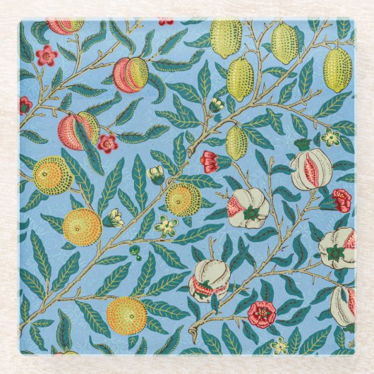 Morris - Vier Früchte Glasuntersetzer (Vorderseite)