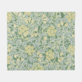 Morris Vine & Jasmine Garden Blume Classic Fleecedecke (Vorderseite (Horizontal))
