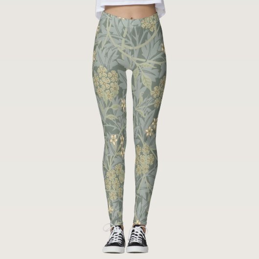 Morris Vine & Jasmine Garden Blume Classic Leggings (Vorderseite)
