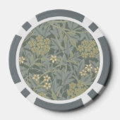 Morris Vine & Jasmine Garden Blume Classic Pokerchips (Rückseite)