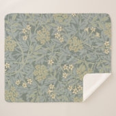 Morris Vine & Jasmine Garden Blume Classic Sherpadecke (Vorderseite (Horizontal))