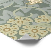 Morris Vine & Jasmine Garden Flower Classic Poster (Ecke)