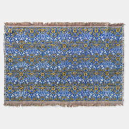 Morris Vintag 1882 Blaues Hintergrund Blume Muster Decke