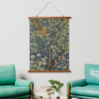 Morris Vintag Pheasant Eichhörnchen und Blume Must