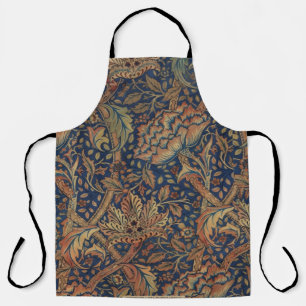 Morris vintage Windrush Stickerei Blumenmuster Schürze
