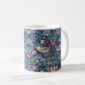 Morris - Vintages Erdbeerdieb-Blumenmuster Kaffeetasse (VorderseiteRechts)