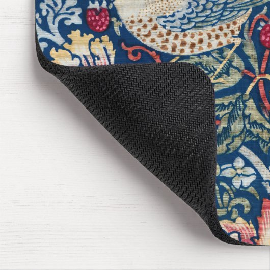 Morris - Vintages Erdbeerdieb-Blumenmuster Mousepad (Ecke)
