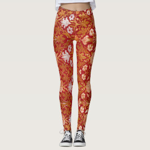 Morris - Vintages Muster für Rose & Lily Blume 189 Leggings