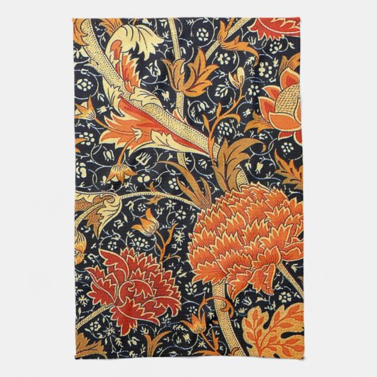 Morris - Vintages Muster Geschirrtuch (Vertikal)