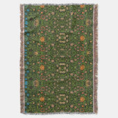 Morris Vintages Violet und Kolumbus Blumenmuster Decke (Vorderseite Vertikal)